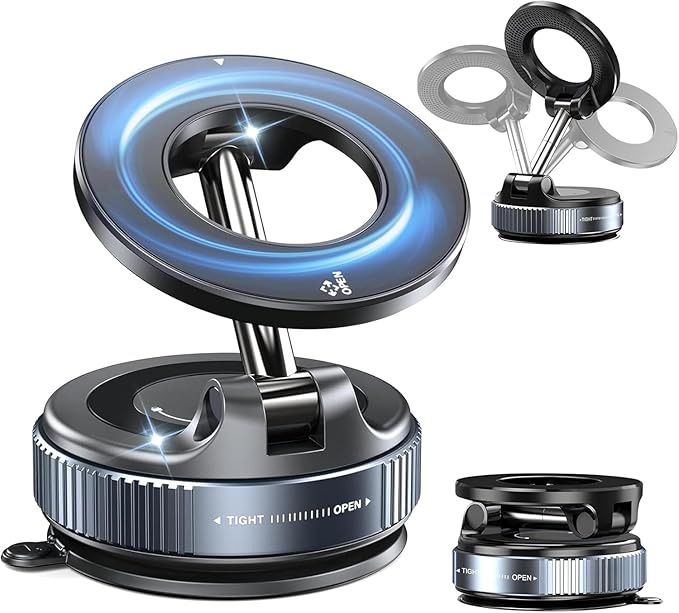 360° Vacuum Magnetic Phone Holder