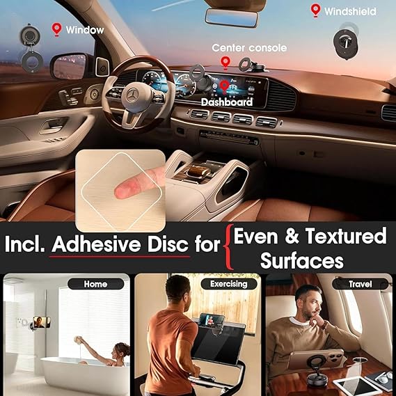 360° Vacuum Magnetic Phone Holder