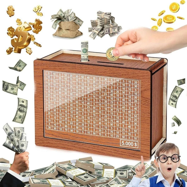 Savings Challenge Piggy Bank